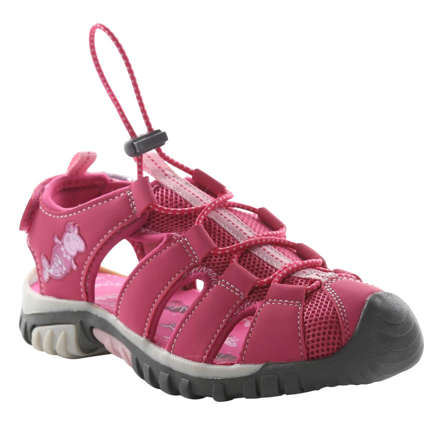REGATTA Childrens/Kids Peppa Pig Sandals (Pink Fusion/Pink Mist)
