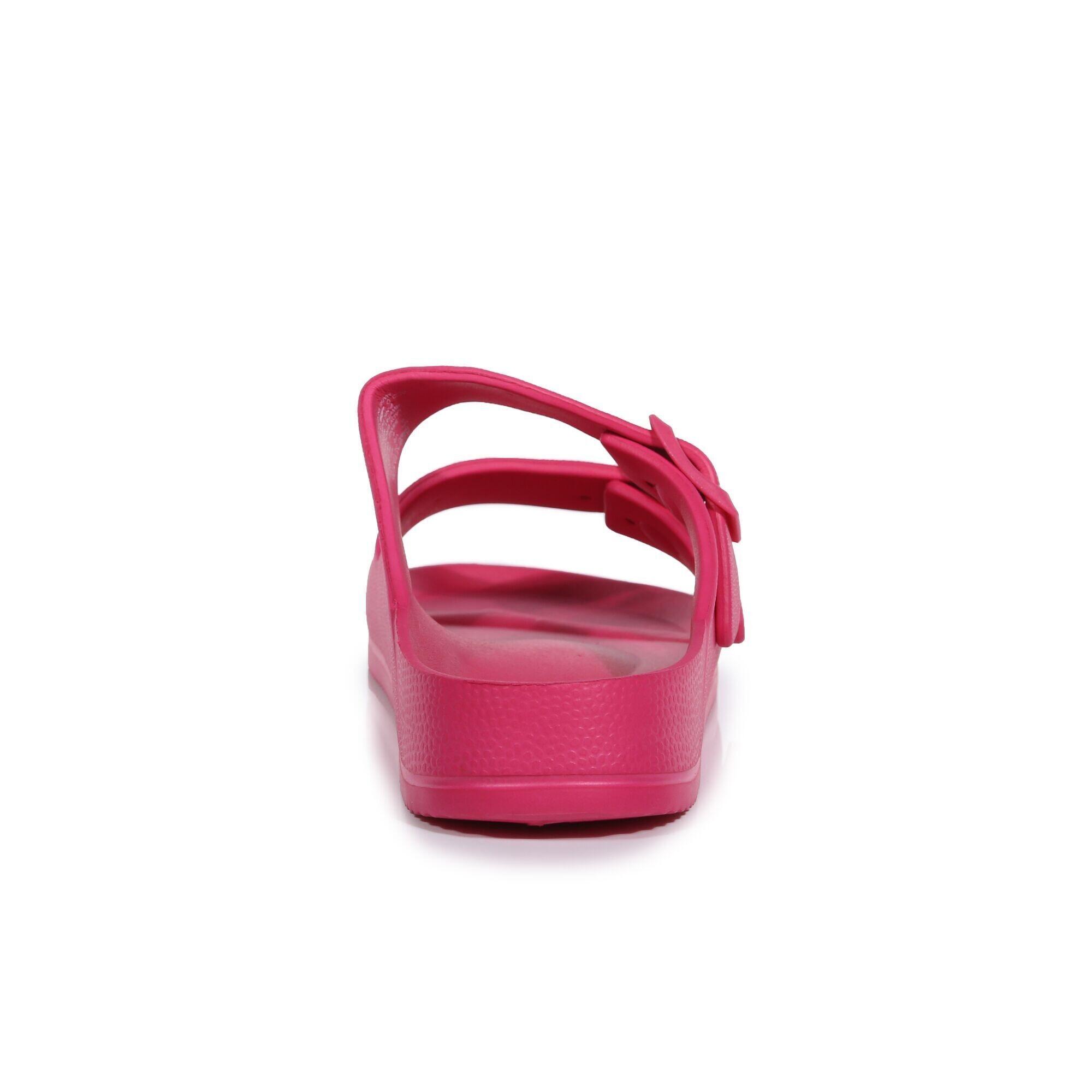 Womens/Ladies Brooklyn Dual Straps Sandals (Pink Fusion) 2/5