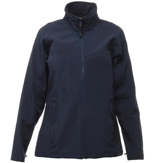 Veste Regatta UPROAR Femme softshell bleu foncé, hydrophuge