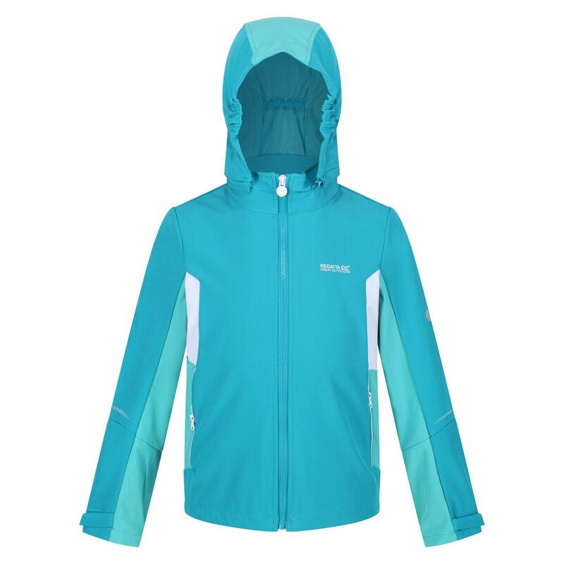 Veste softshell ACIDITY Enfant (Turquoise clair / Turquoise vif)