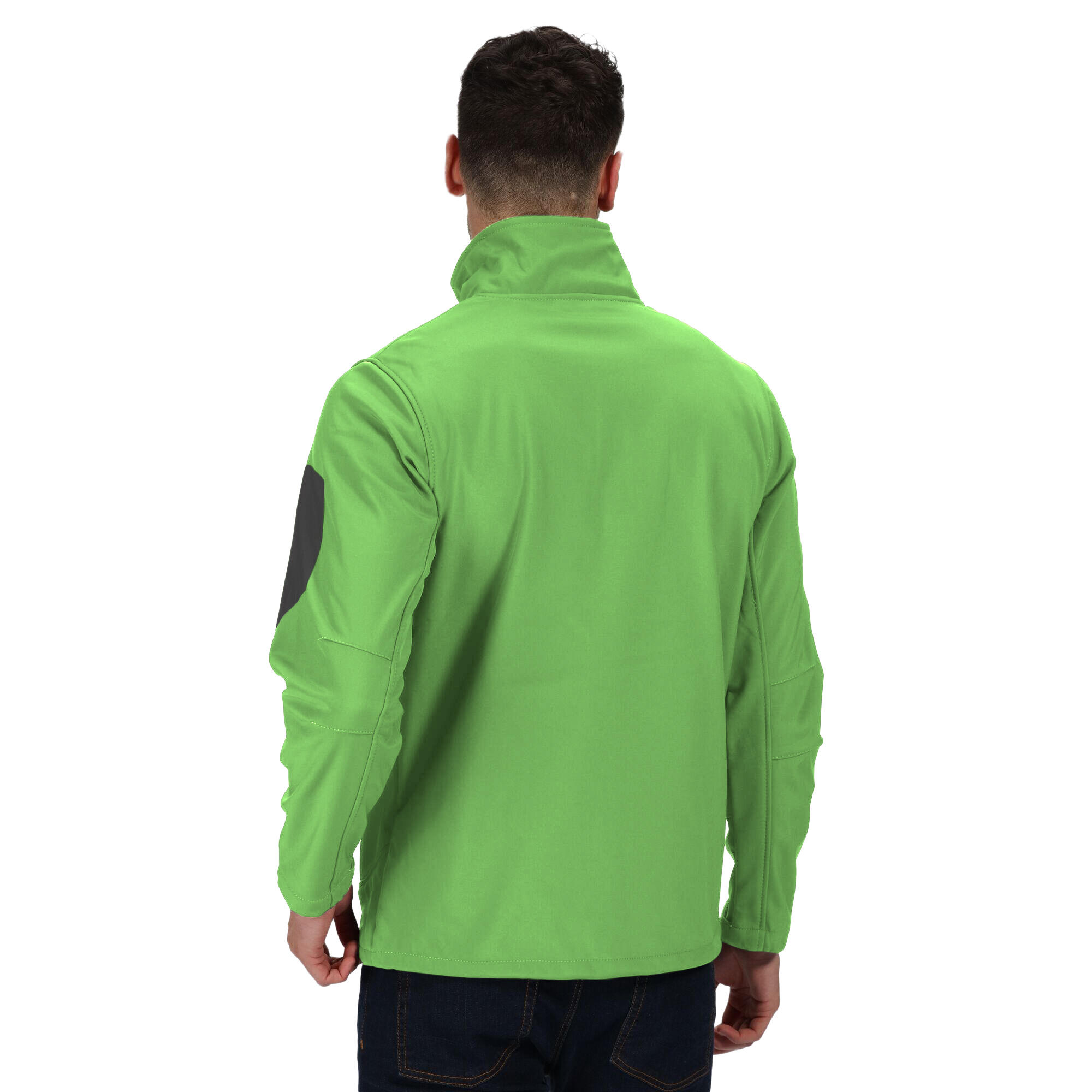 Veste Softshell Homme (Vert/gris Foncé) 3/4