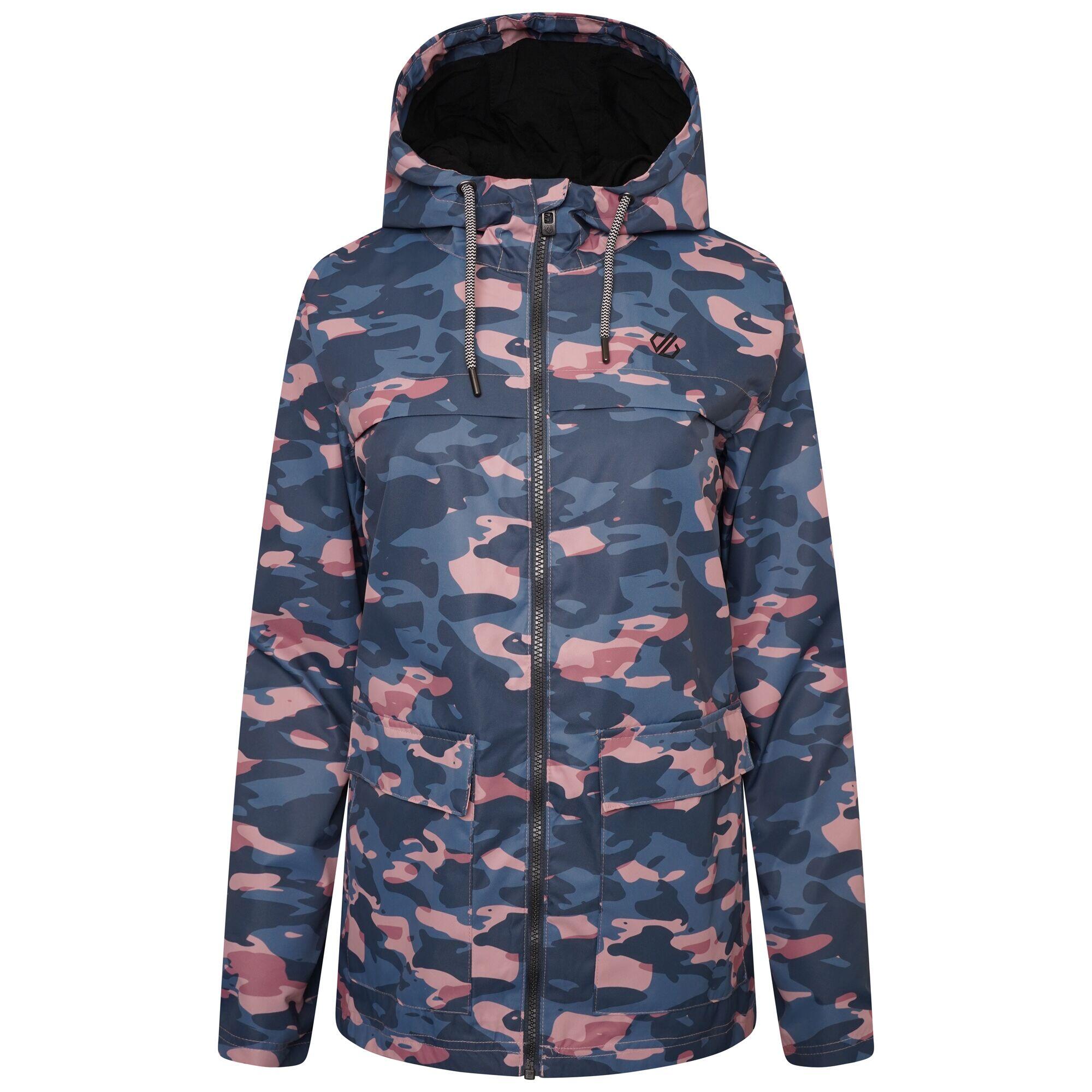 DARE 2B Womens/Ladies Deviation II Abstract Padded Jacket (Powder Pink Print)