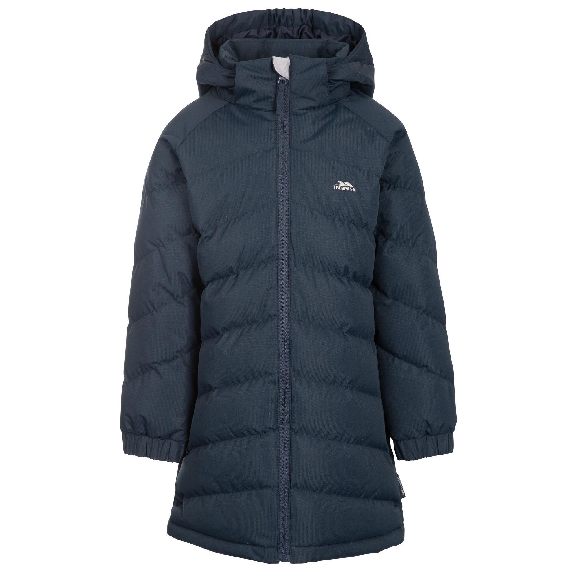 TRESPASS Girls Faymont Padded Jacket (Navy)