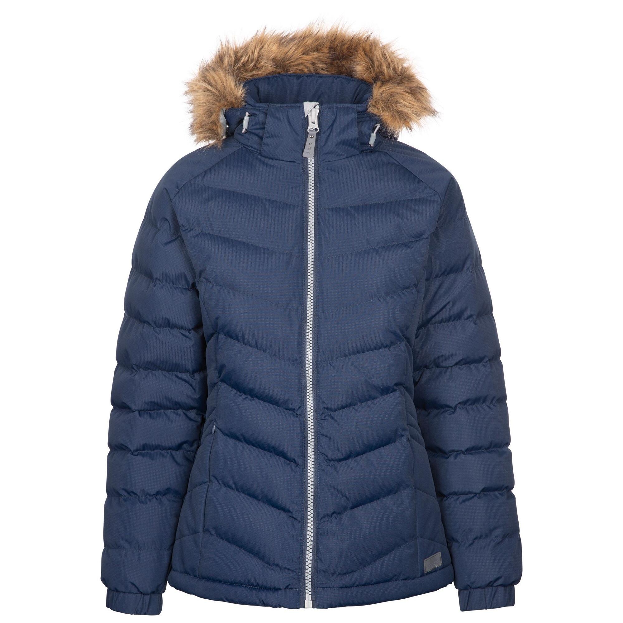 Trespass - Veste Matelassée Nadina Femme (bleu Marine) - Doudoune Duvet - Bleu - 48 Xl - Decathlon