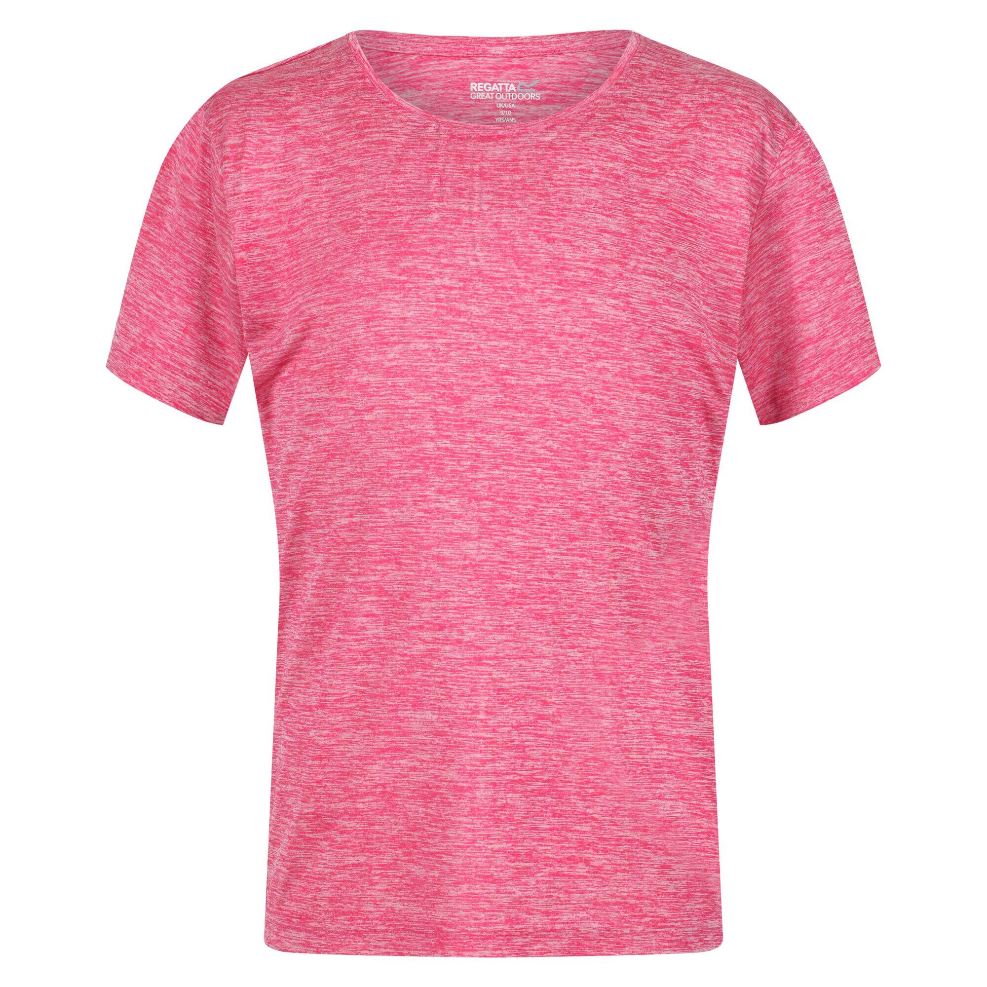 REGATTA Childrens/Kids Fingal TShirt (Pink Fusion)