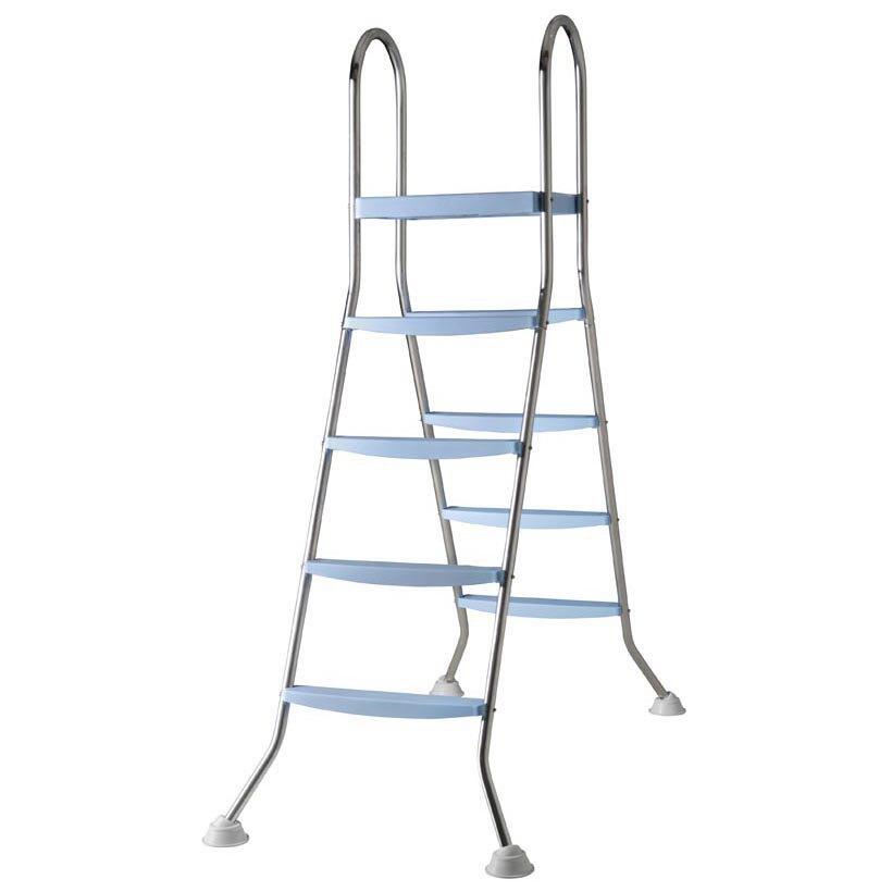 Escada de aço inoxidável 2x4 degraus para piscinas acima do solo
