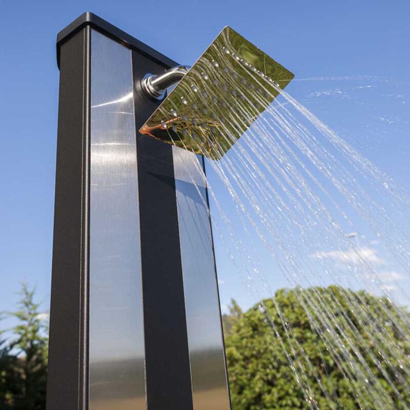 Ducha solar de aluminio premium 38L