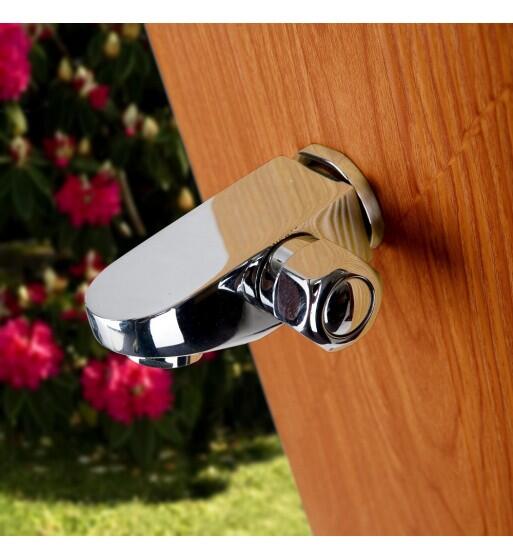 Ducha solar de aluminio con aspecto madera 32L 4/5
