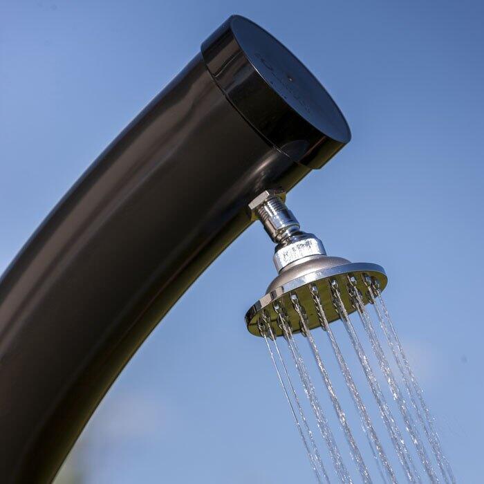 Ducha solar de PVC negro 22 L 4/5