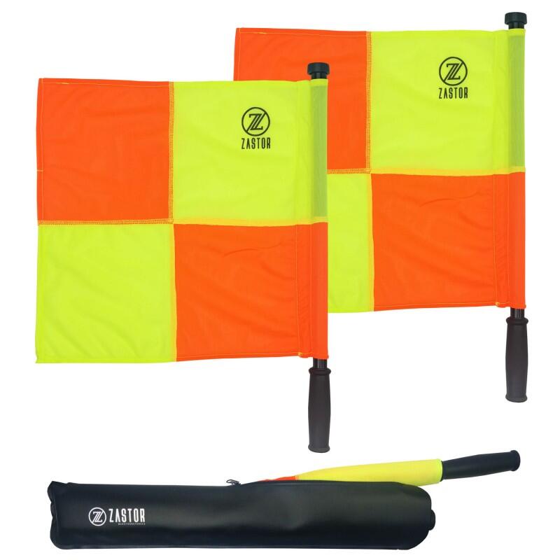 BANDERINES DE ÁRBITRO GIRATORIOS ZASTOR PRO-XC CON FUNDA 1/3