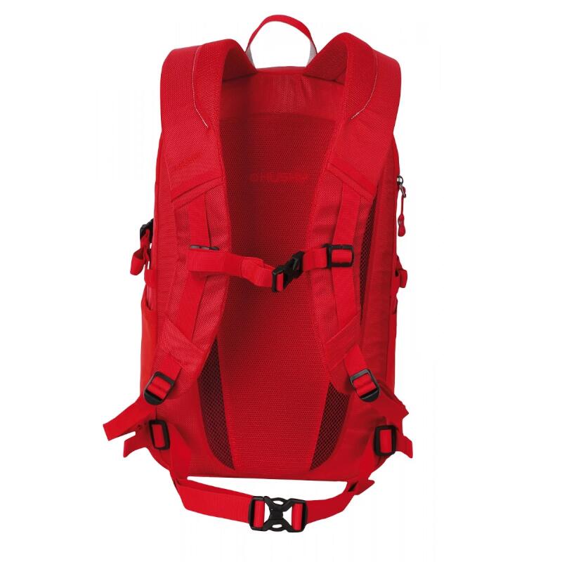 Sac à dos Husky Nory 22L rouge Nylon 420D système dorsal EVA anatomique 3/5