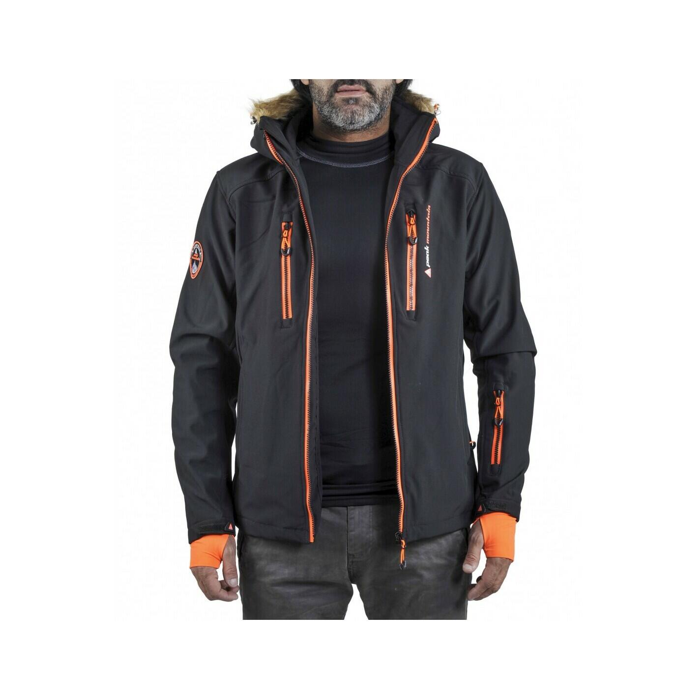 Veste softshell avec fausse fourrure Peak Mountain Casada 2/4