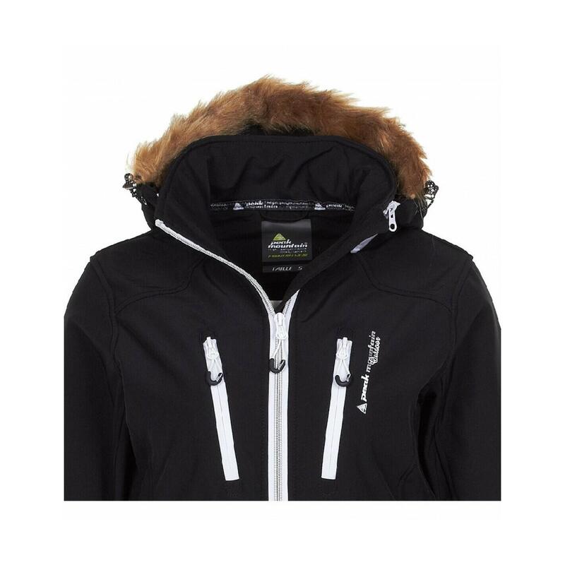 Softshelljacke mit Pelz Frau Peak Mountain Asada