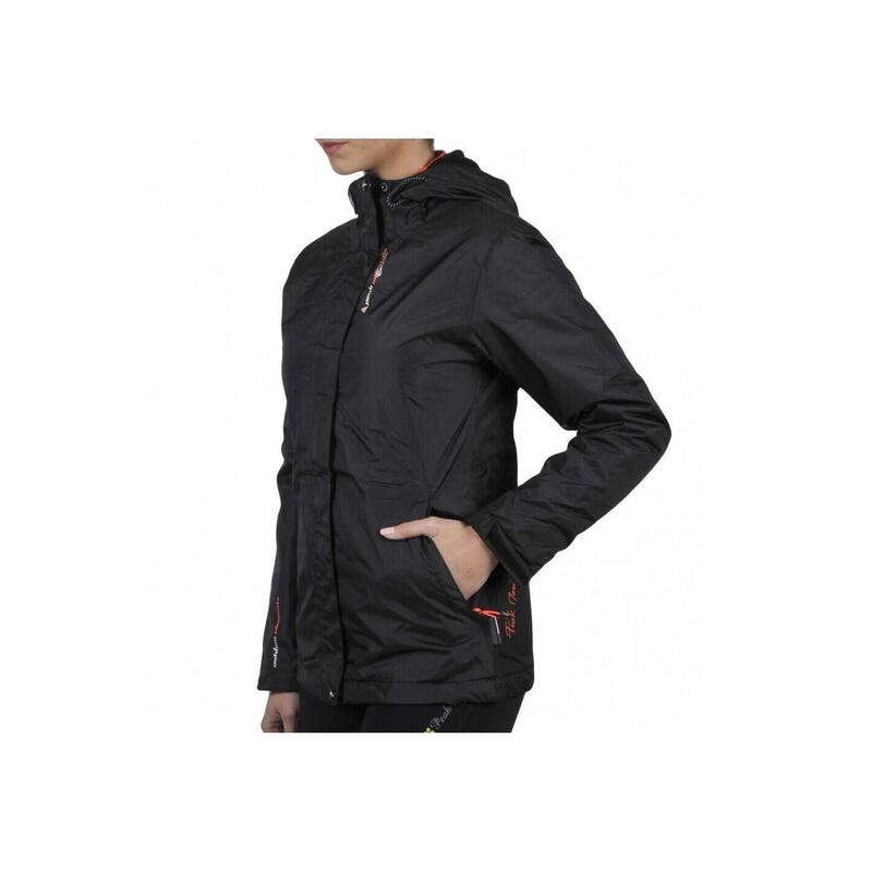 Wasserdichte Doppelfleece-Jacke Frau Peak Mountain Ajik