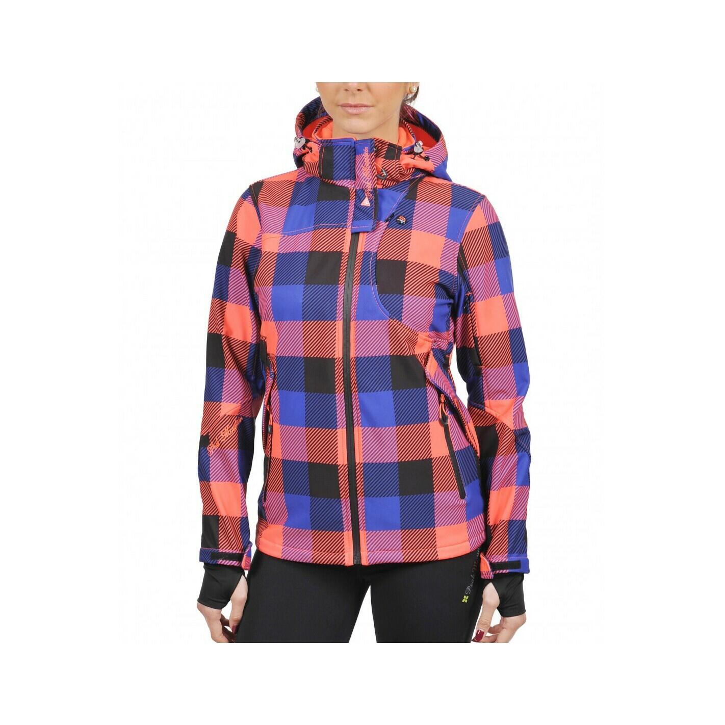 PEAK MOUNTAIN Tweedehands - Vrouwen softshell jacket met print Peak Mountain Aveny