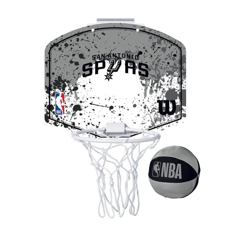 Mini panier de Basketball Wilson NBA des Spurs de San Antonio