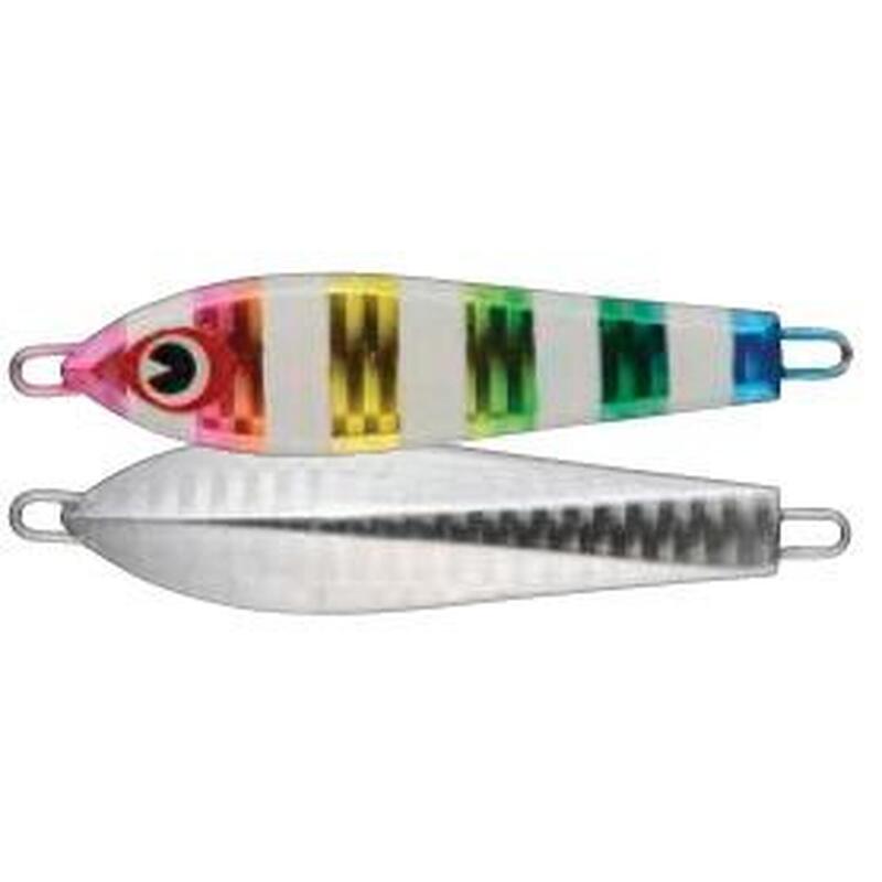 Ichimatsu Fishing Slow Fall Jig 50g - #10 BOARDER RAINBOW (Multi-color)