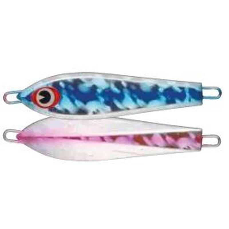 Ichimatsu Fishing Slow Fall Jig 60g - #04 BURUPIN (Blue/Pink)