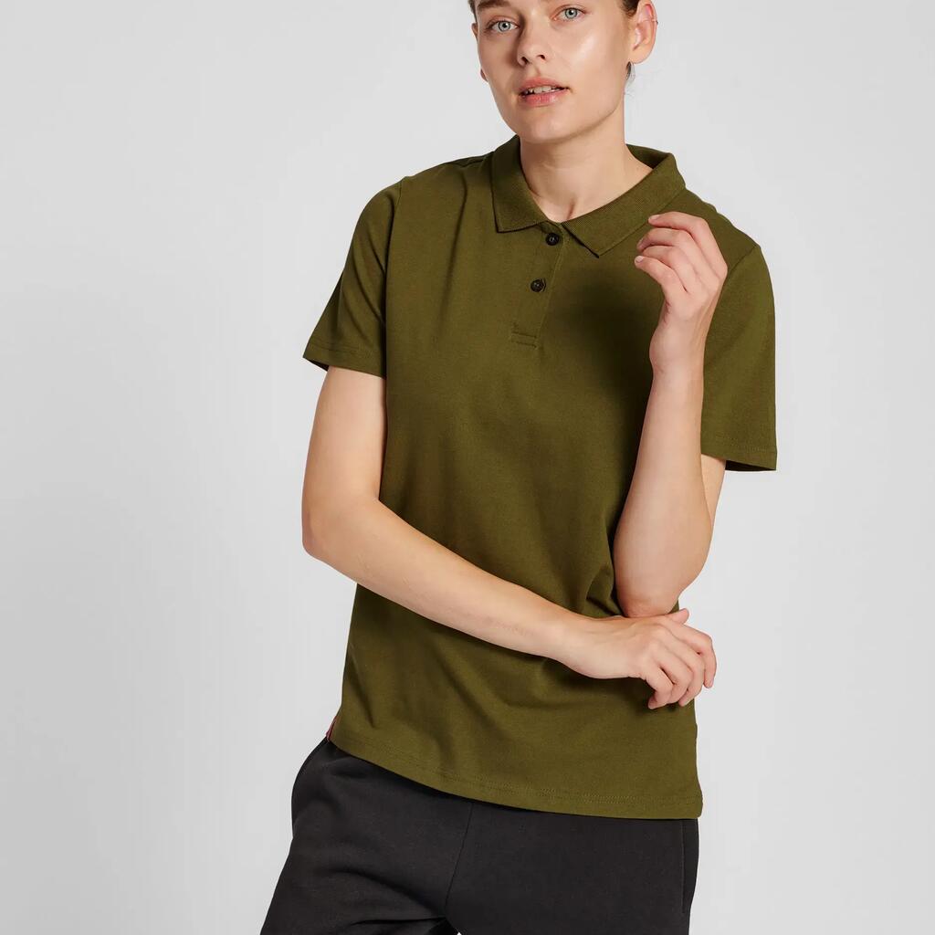 Women's stretch Polo shirt Hummel Red