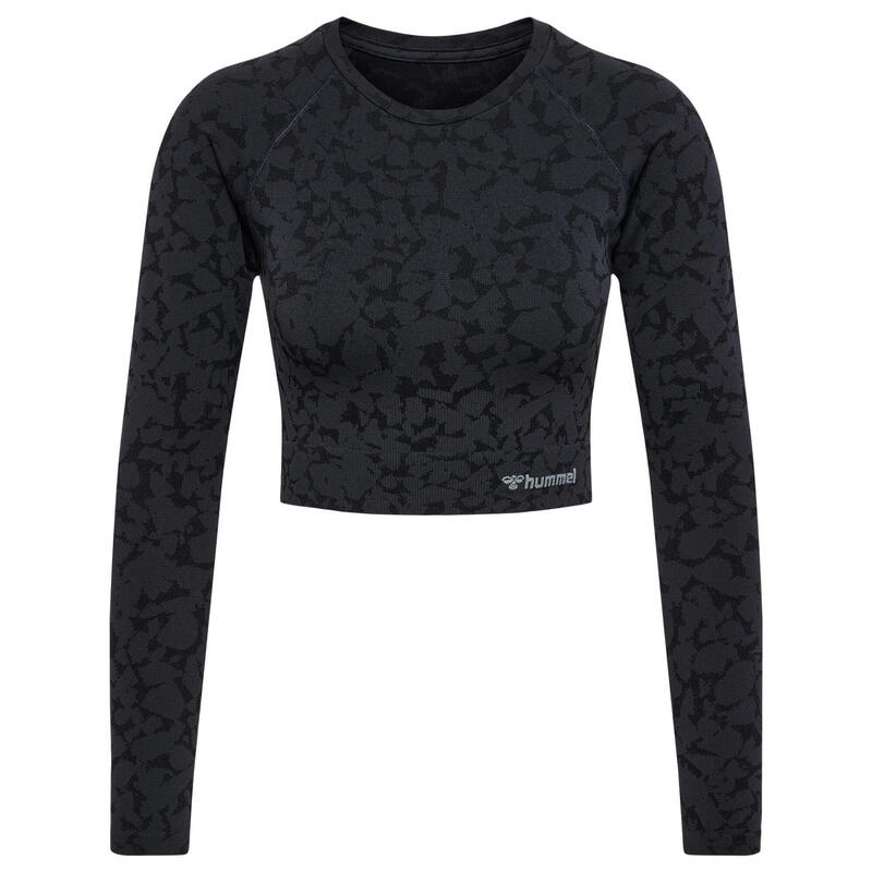 Hmlmt Pi Seamless Crop T-Shirt L/S T-Shirt Manches Longues Femme