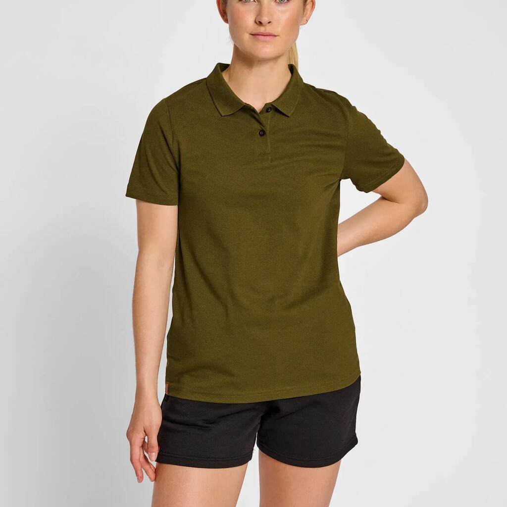 Women's Polo shirt Hummel Red Classic
