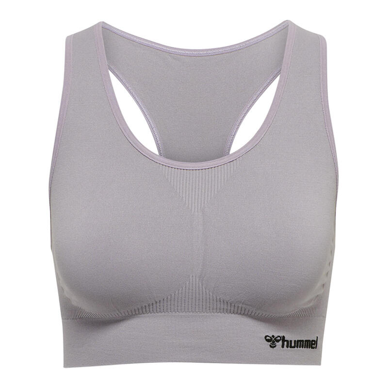 Camiseta Hmltif Yoga Mujer Elástico De Secado Rápido Sin Costuras Hummel