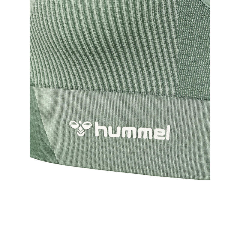 Damski bezszwowy biustonosz sportowy Hummel MT Unite