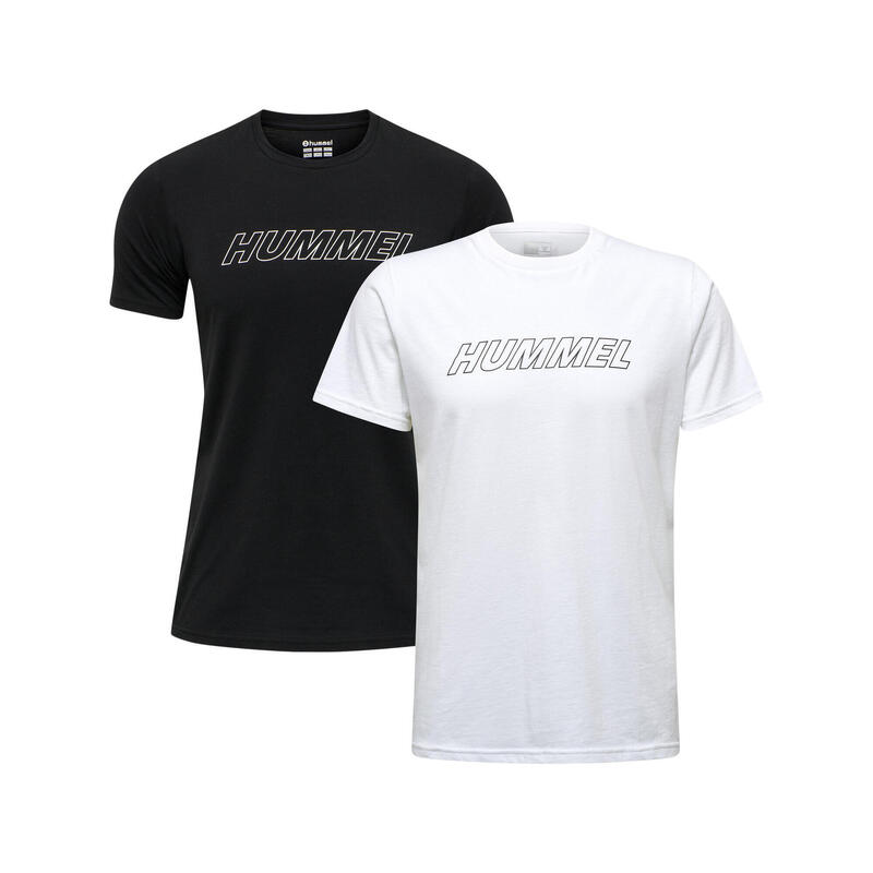 Hummel T-Shirt S/L Hmlte Callum 2-Pack Cotton T-Shirt