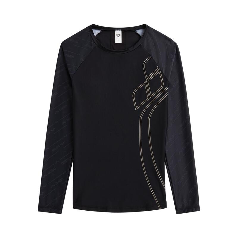 MOTION X ECO WOMAN LONGSLEEVE SUN TOP - BLACK