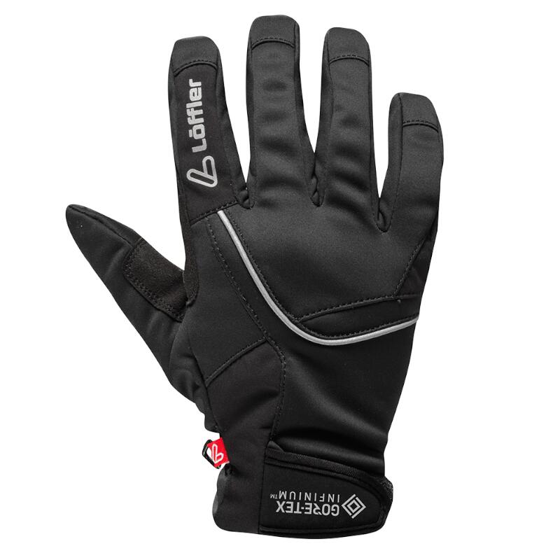 Loeffler gloves Tour Gloves WS Warm-softshell-Black 3/3