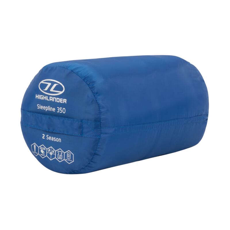 SLEEPLINE Sac de couchage rando/camping/bivouac - 3 saisons - Bleu 3/5