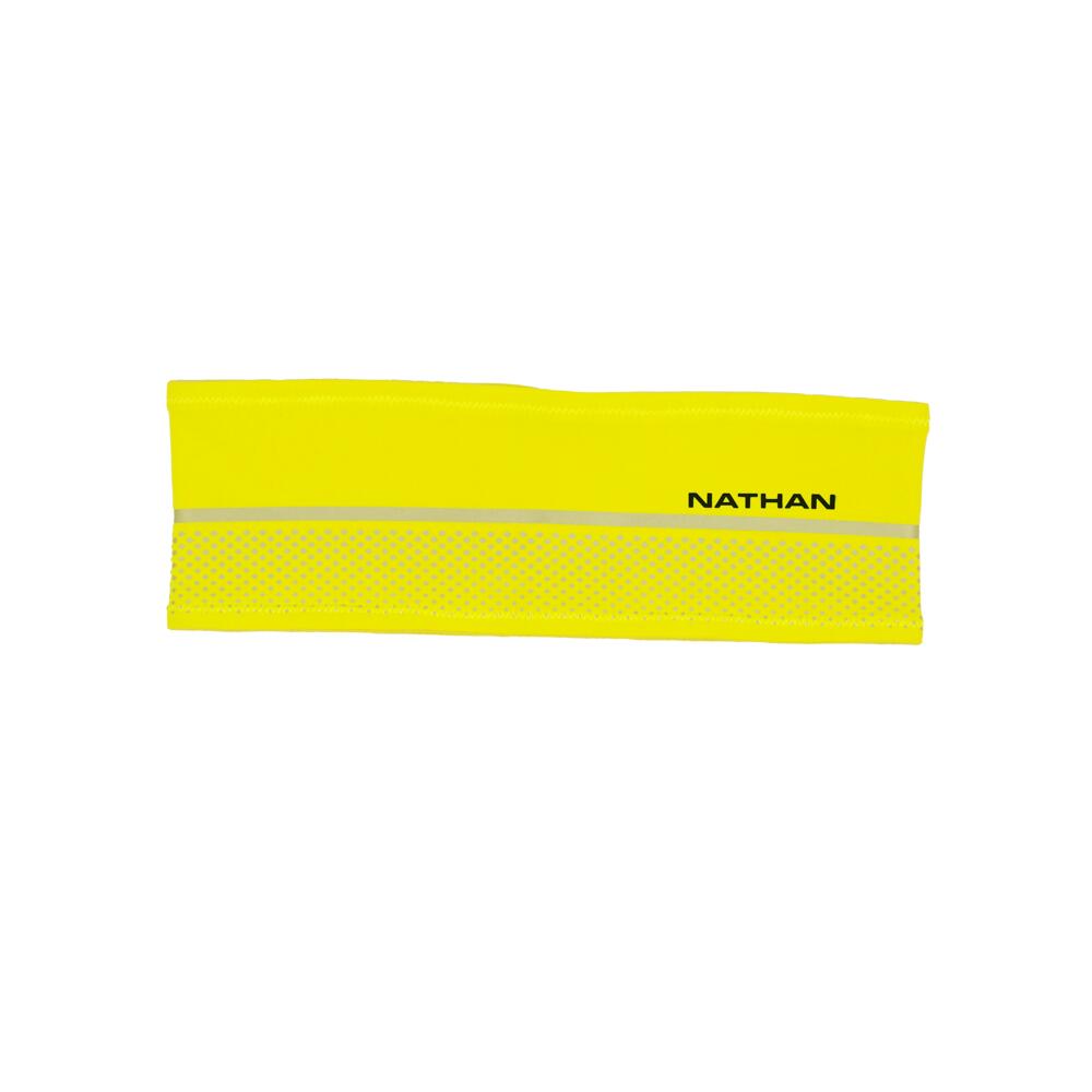 NATHAN Nathan HyperNight Reflecterende Hoofdband GEEL
