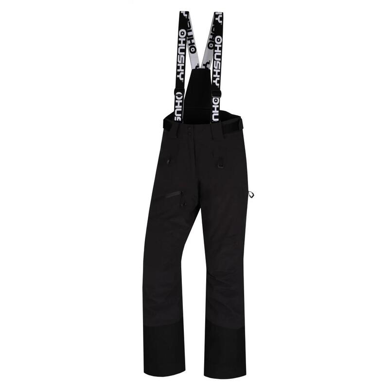 Pantalon de ski Husky pour femme Gilep L Stretch 15.000 membrane-Noir