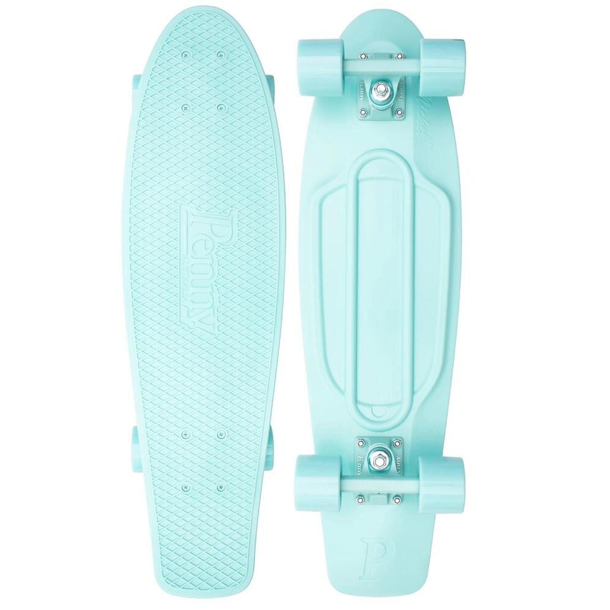 Complete Nickel 27inch Plastic Skateboard 1/7