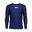 BASIC  MEN LONGSLEEVE SUN TOP - NAVY BLUE