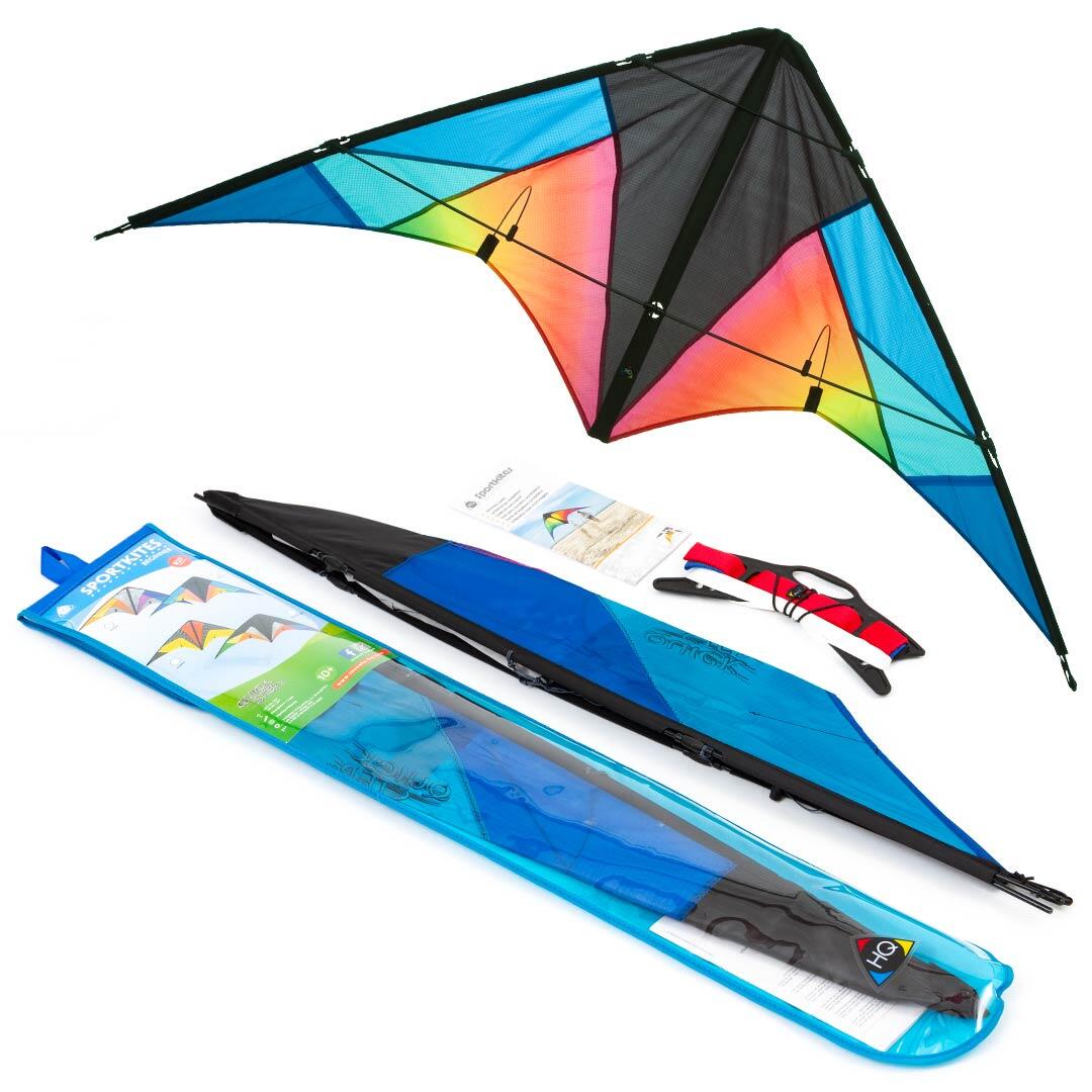 Lenkdrachen HQ Quickstep II Chroma 11234615 Regenbogen 135 x 60 cm 2/6