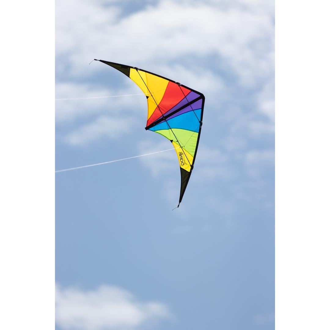HQ - Limbo II Classic Rainbow - Lenkdrachen, ab 10 Jahren, 67x155cm, flugfertig 4/5