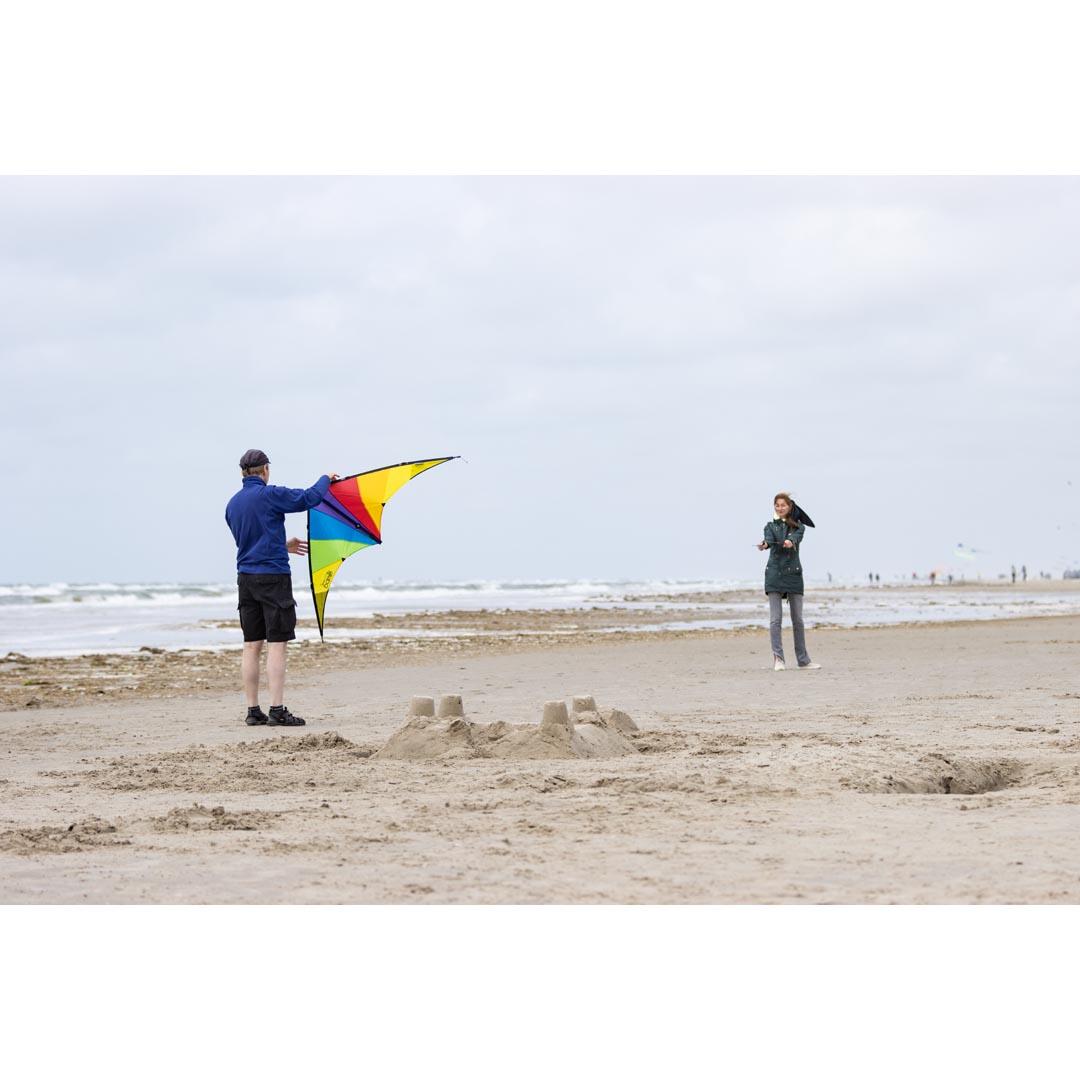 HQ - Limbo II Classic Rainbow - Lenkdrachen, ab 10 Jahren, 67x155cm, flugfertig 5/5