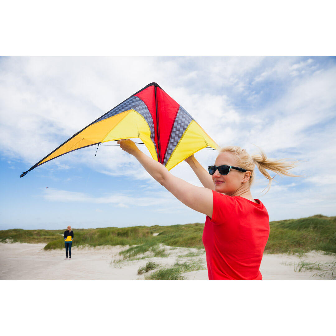 HQ - Quickstep II Graphite-Lenkdrachen, ab 10 Jahren, 60x135cm, flugfertig 5/7