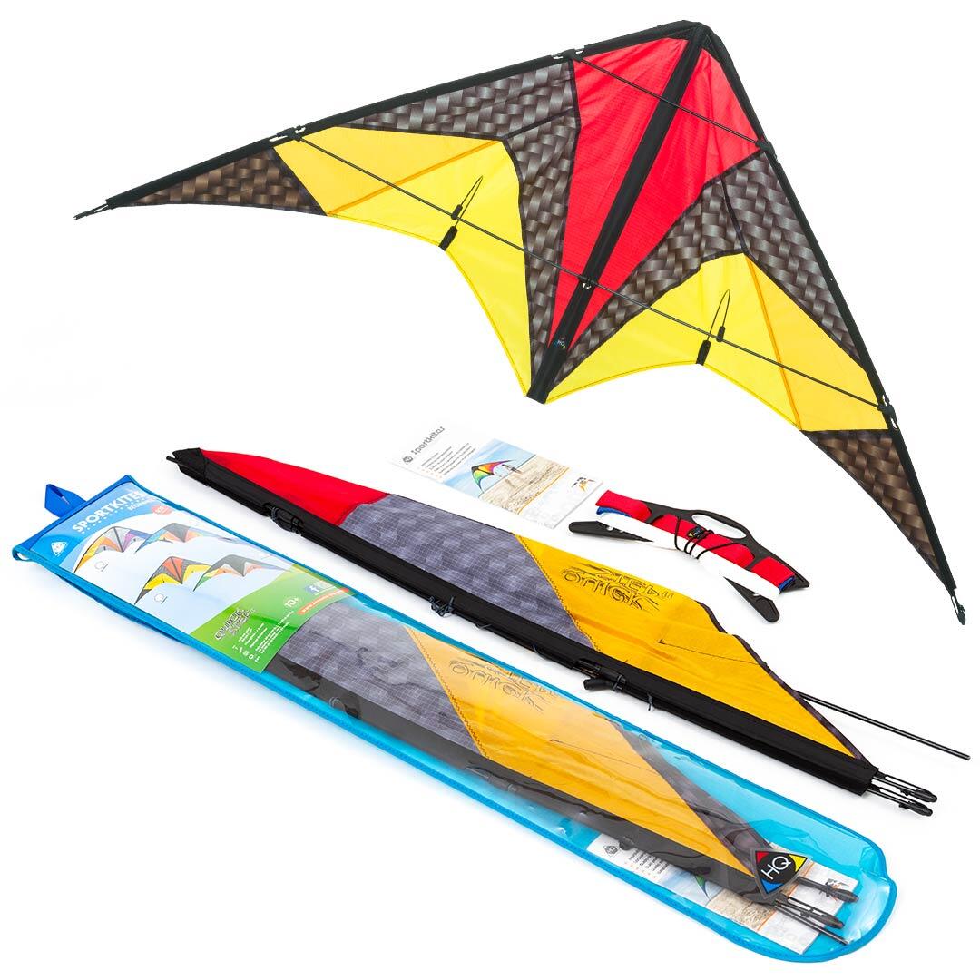 HQ - Quickstep II Graphite-Lenkdrachen, ab 10 Jahren, 60x135cm, flugfertig 2/7