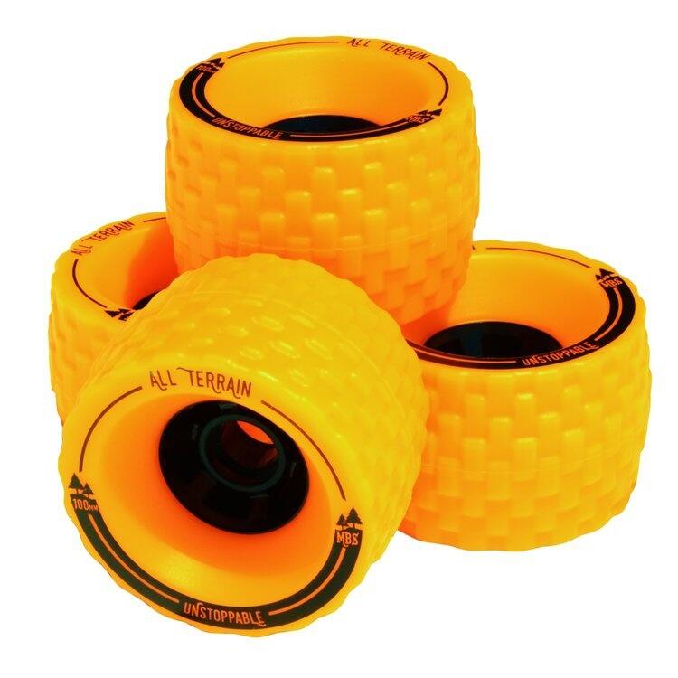 ATOM MBS all terrain wheels 100mm oranje