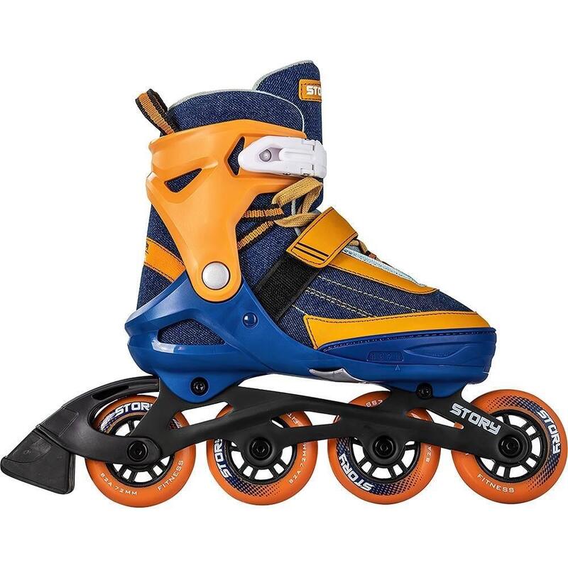 Story ThunderVerstelbare  Inline Skate Blue Orange