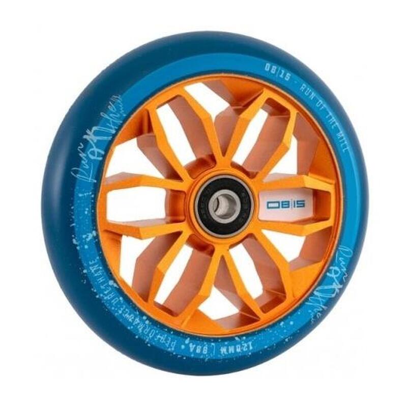 MGP ALU core 120mm wiel Orange Blue