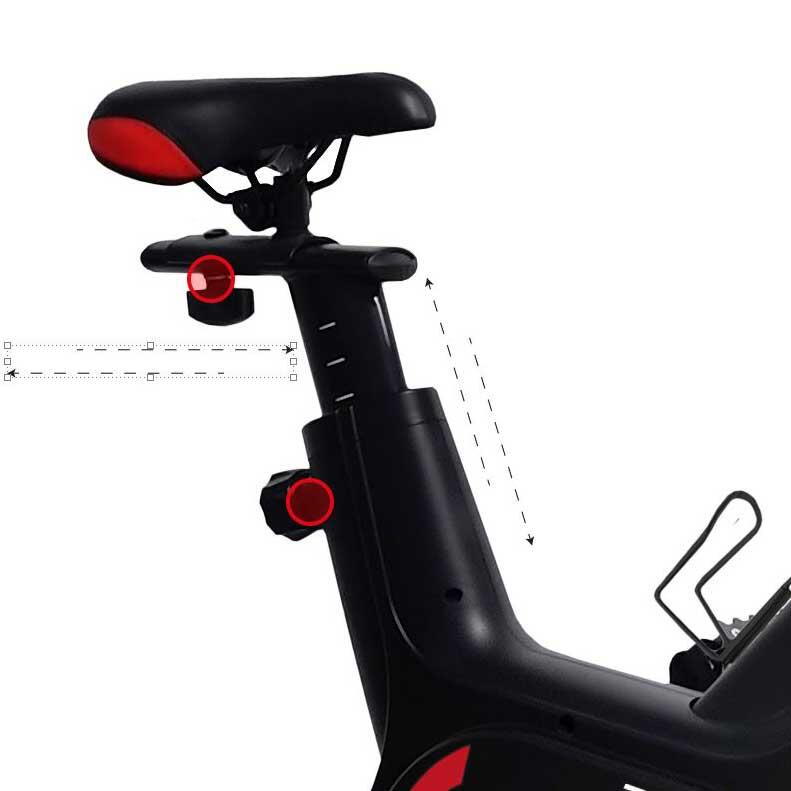 Indoor bike TOKIO H9181 uso intensivo - 130 kg 4/5