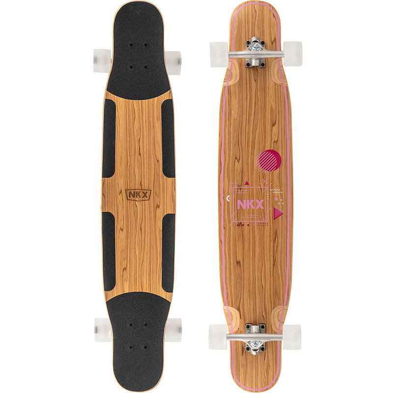 NKX Geometric Dancer Longboard 44 Olivrosa