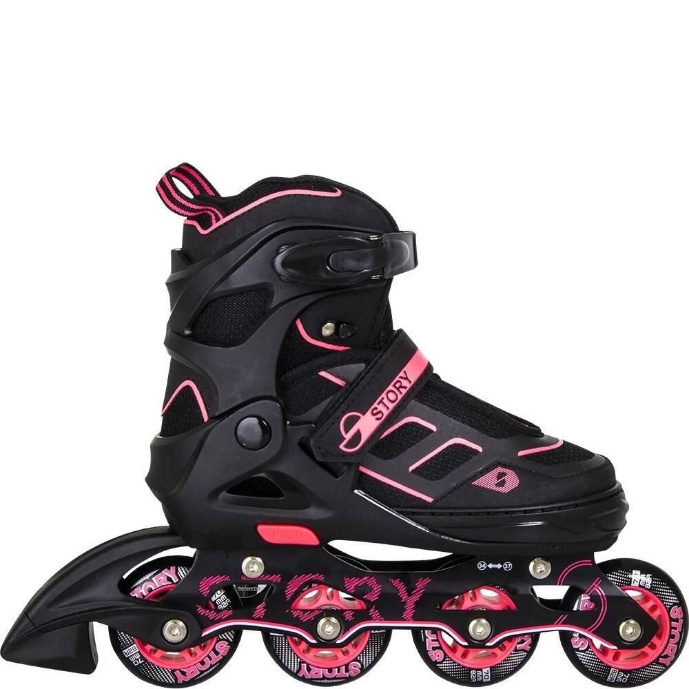STORY Story Fusion Verstelbare Inline Skate Red/Pink