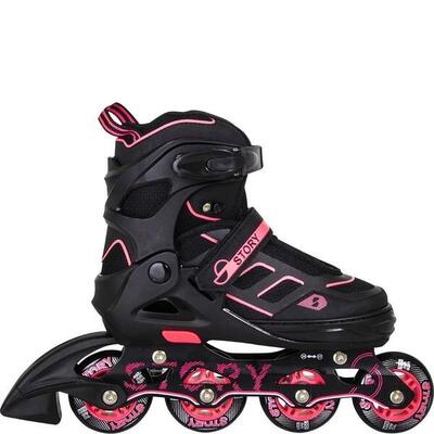 Story fusion verstelbare inline skate red/pink
