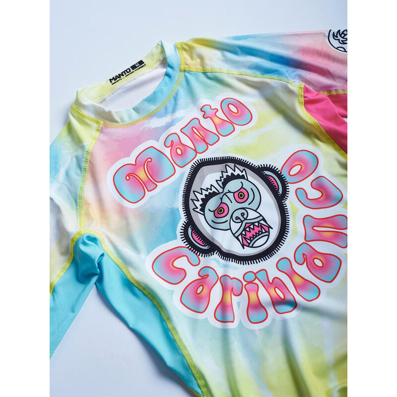 Rashguard do MMA męski Manto Cariblanco tie dye