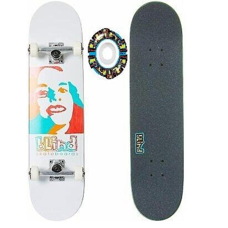 Blind Psychedelic Girl - complete board white 7.75"