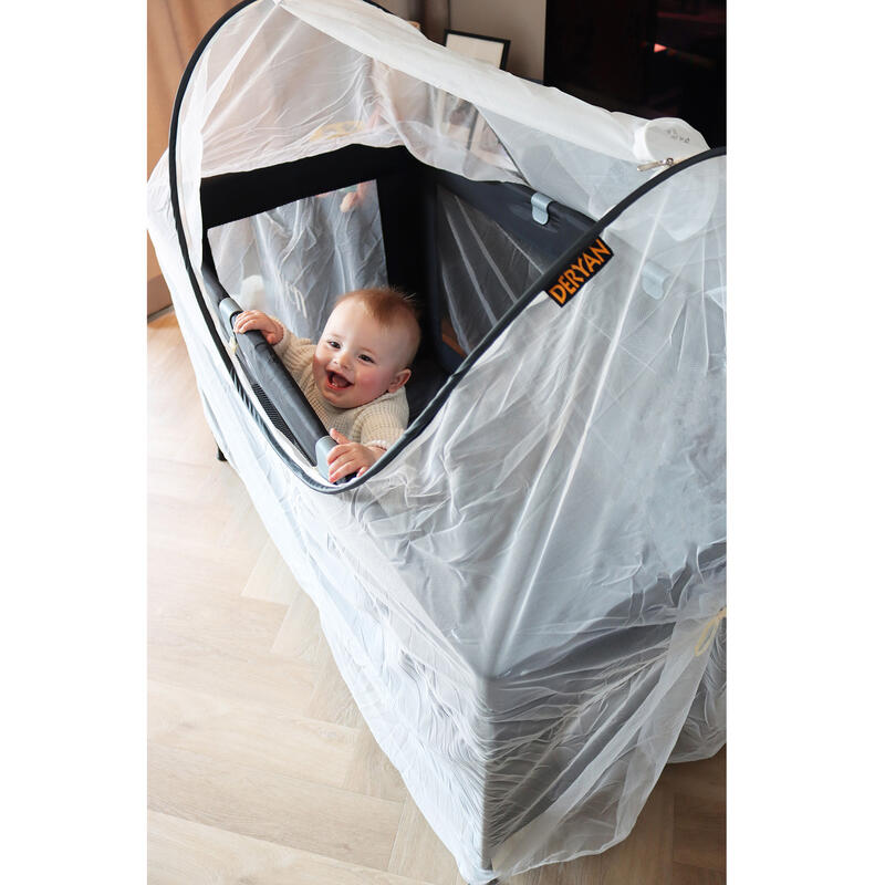 Luxus Pop-up Moskitonetz für Campingbett - Baby Moskitonetz - Universal